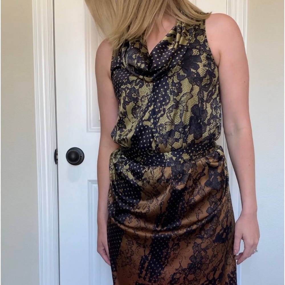 The Limited MIDI Dress with cowl neck - XS